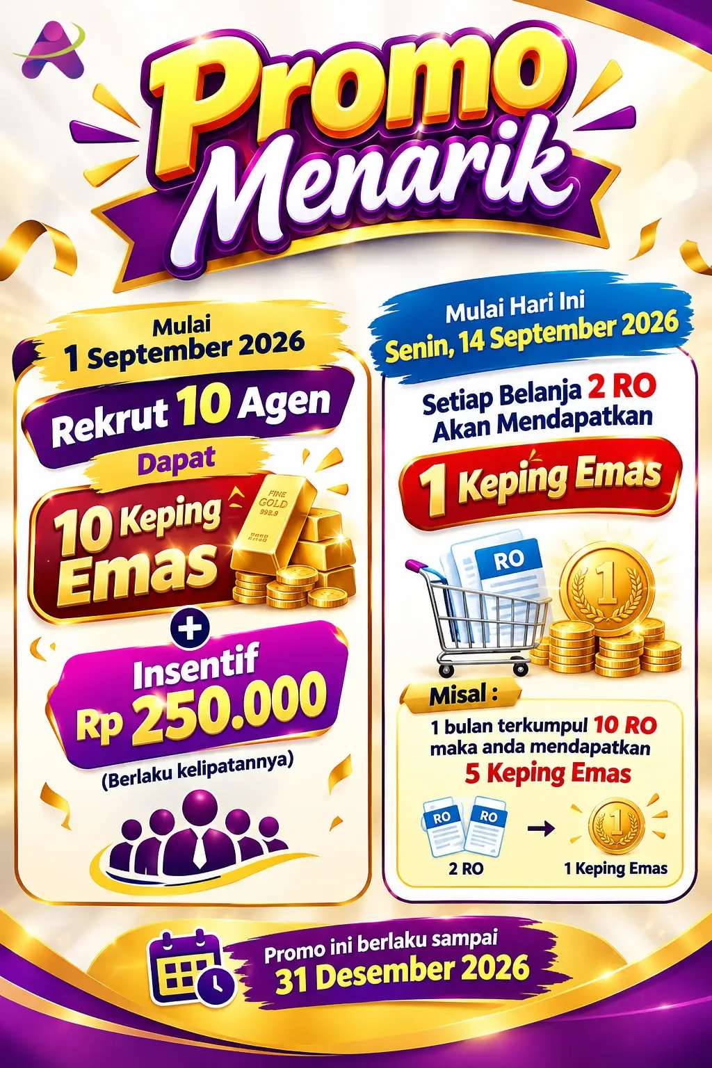 PROMO Menarik, Ayo IKUTI PROMONYA SEKARANG !🔥