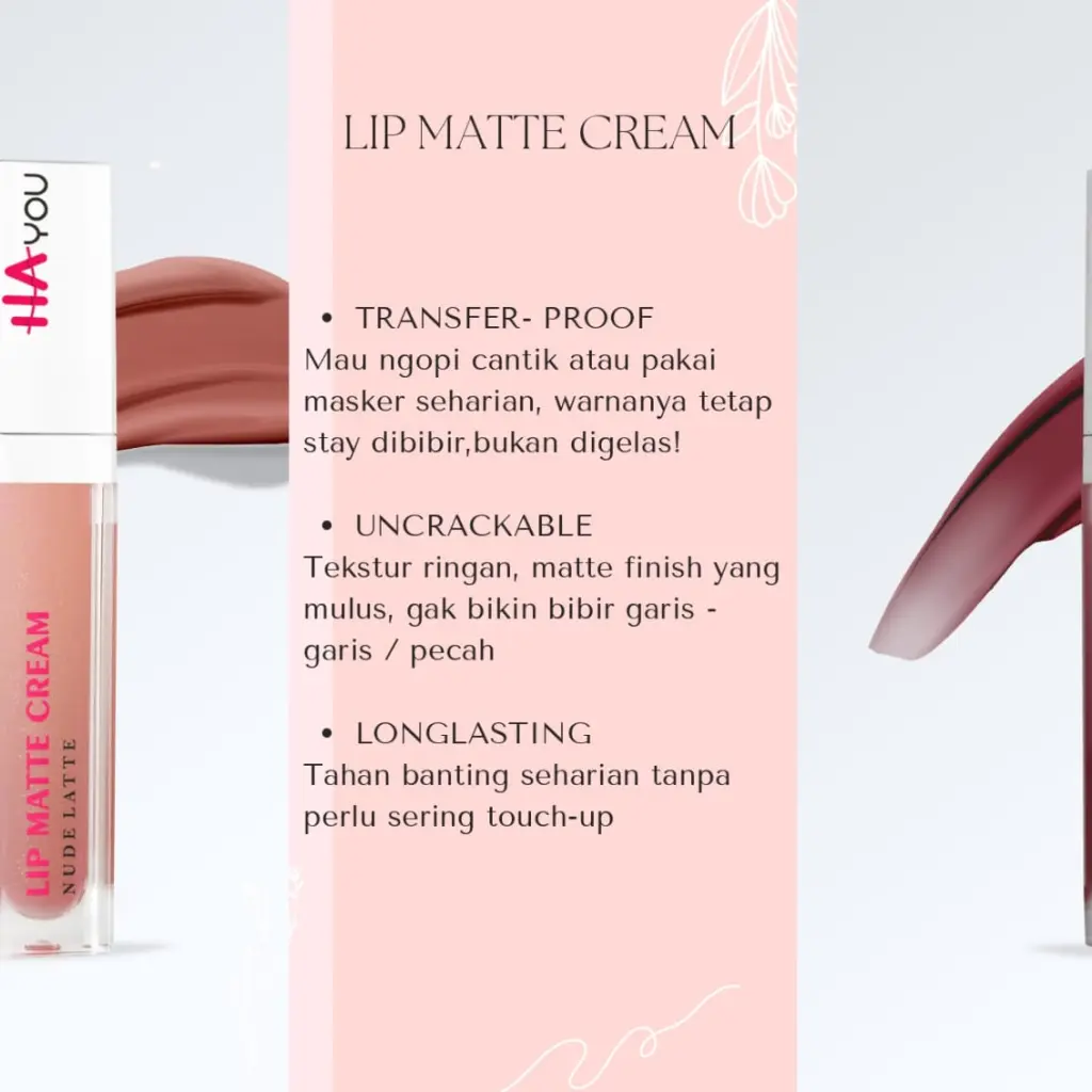 HAyou Lip Cream Matte (2pcs) 