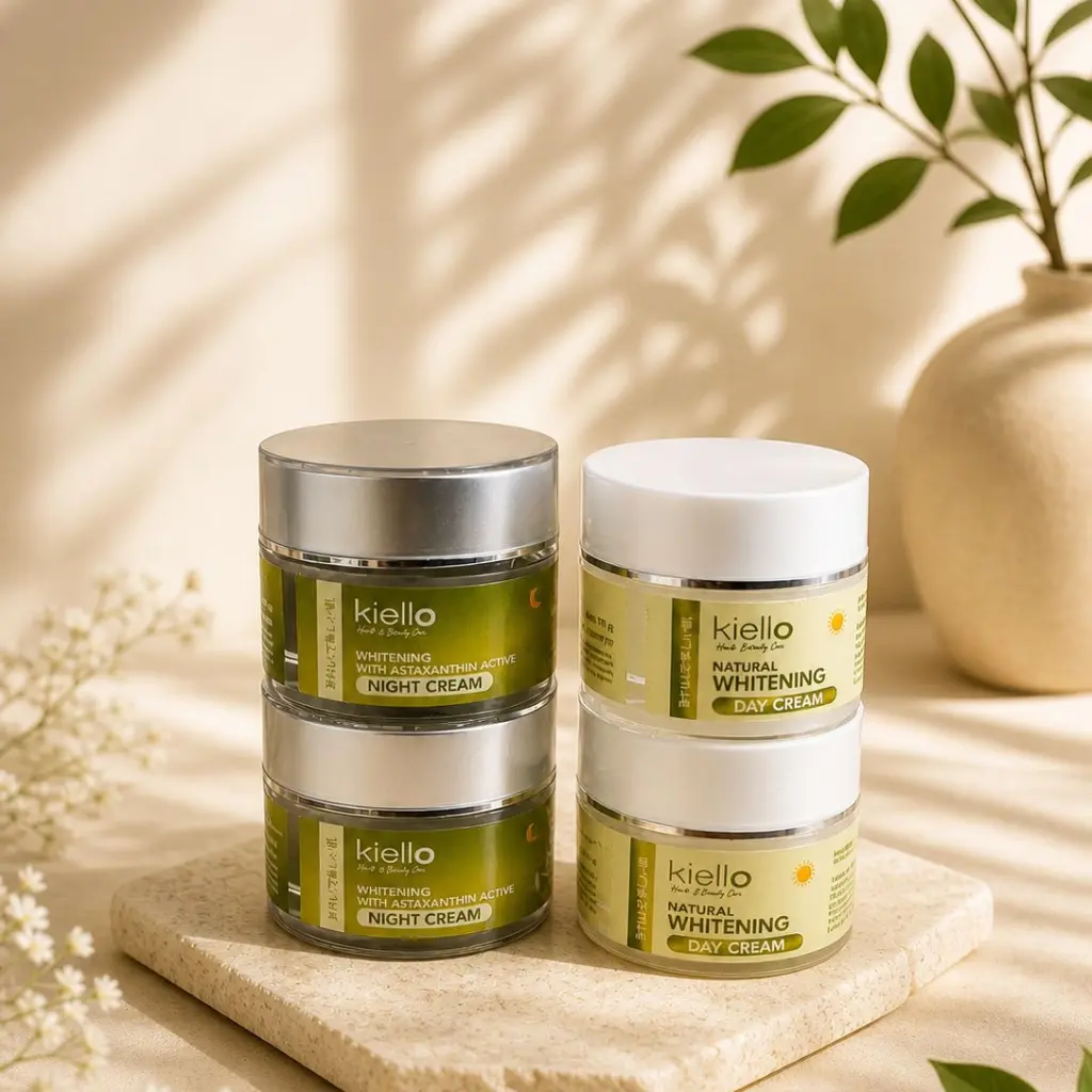 SKINCARE KIELLO CREAM PAGI DAN CREAM MALAM