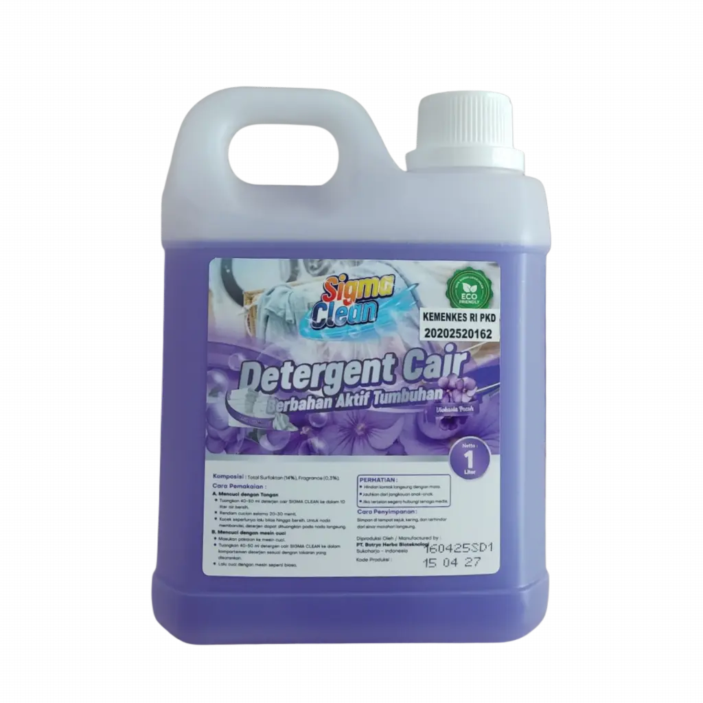 (ECO) SIGMA CLEAN - Deterjen Cair 1 Liter 