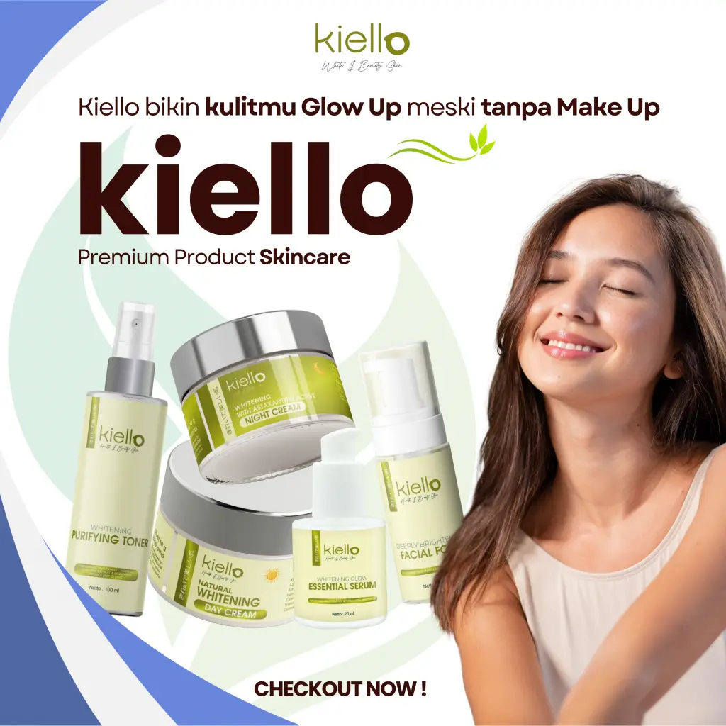 PAKET PREMIUM KIELLO WHITENING GLOW Free Parfum