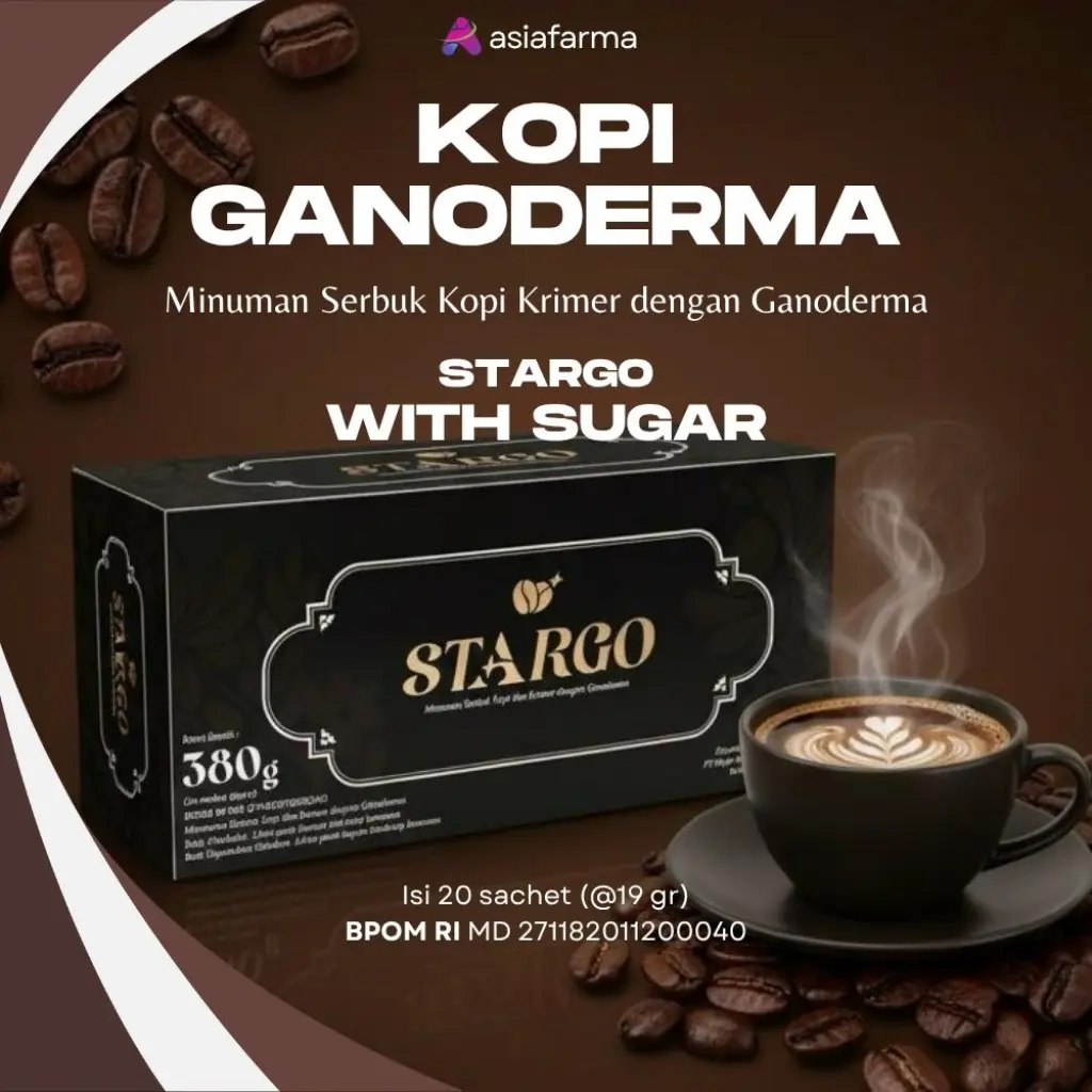 Kopi STARGO Serbuk Kopi dengan Ganoderma LOW SUGAR 380gr