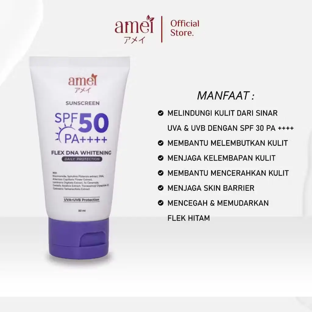 Amei Sunscreen SPF PA++++ 50ML 2-in-One