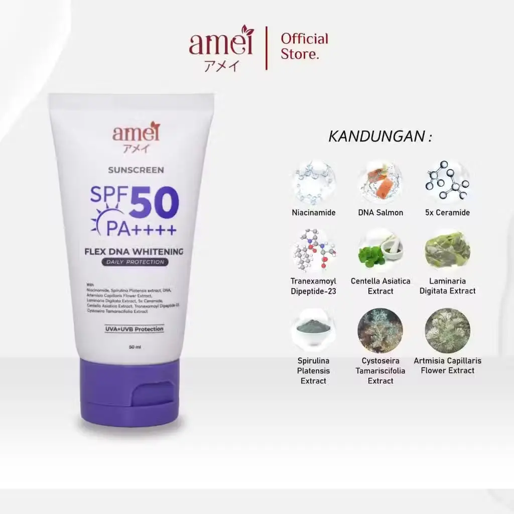 Amei Sunscreen SPF PA++++ 50ML 2-in-One